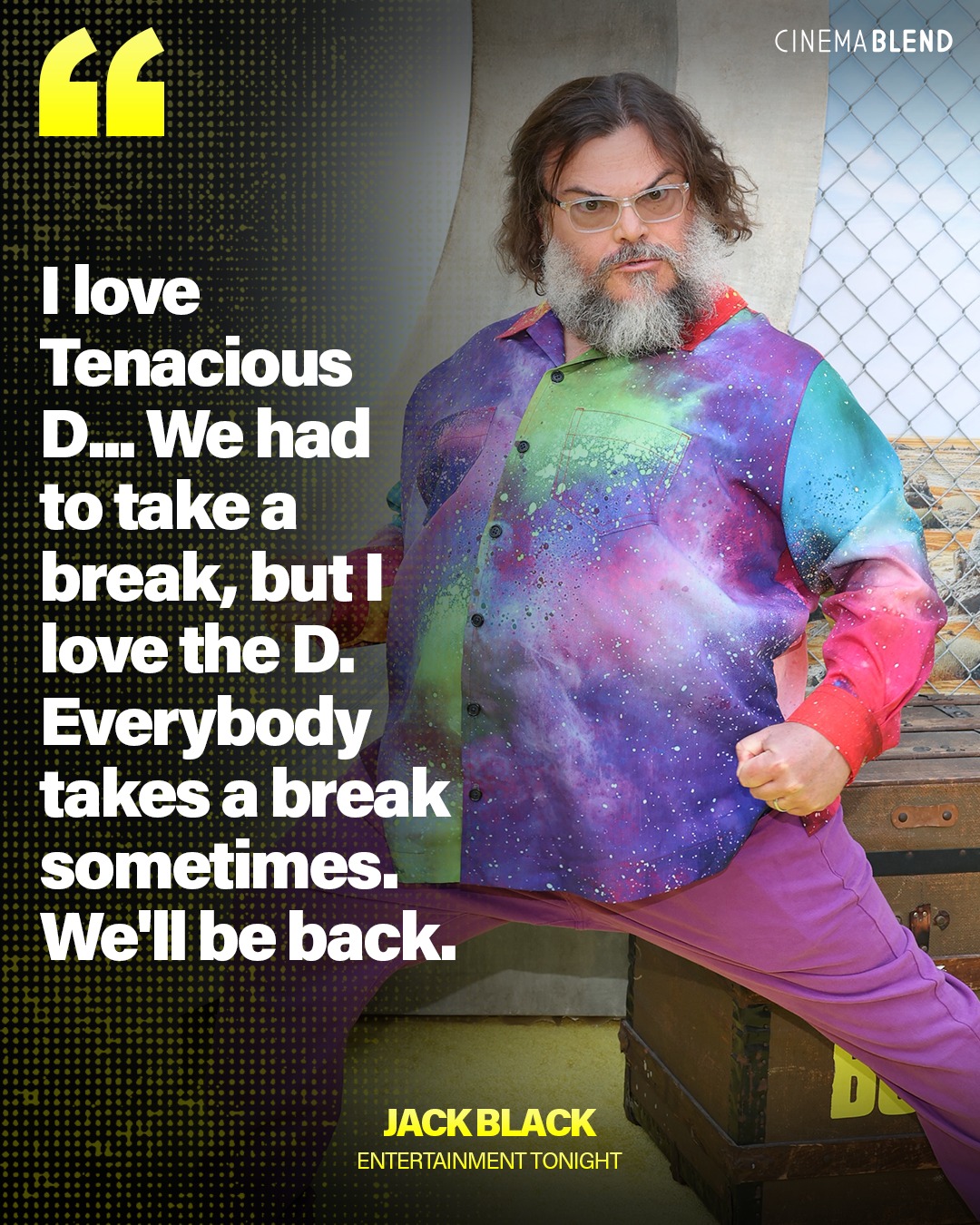 CinemaBlend - The famous rock duo Tenacious D was embroiled in a ...