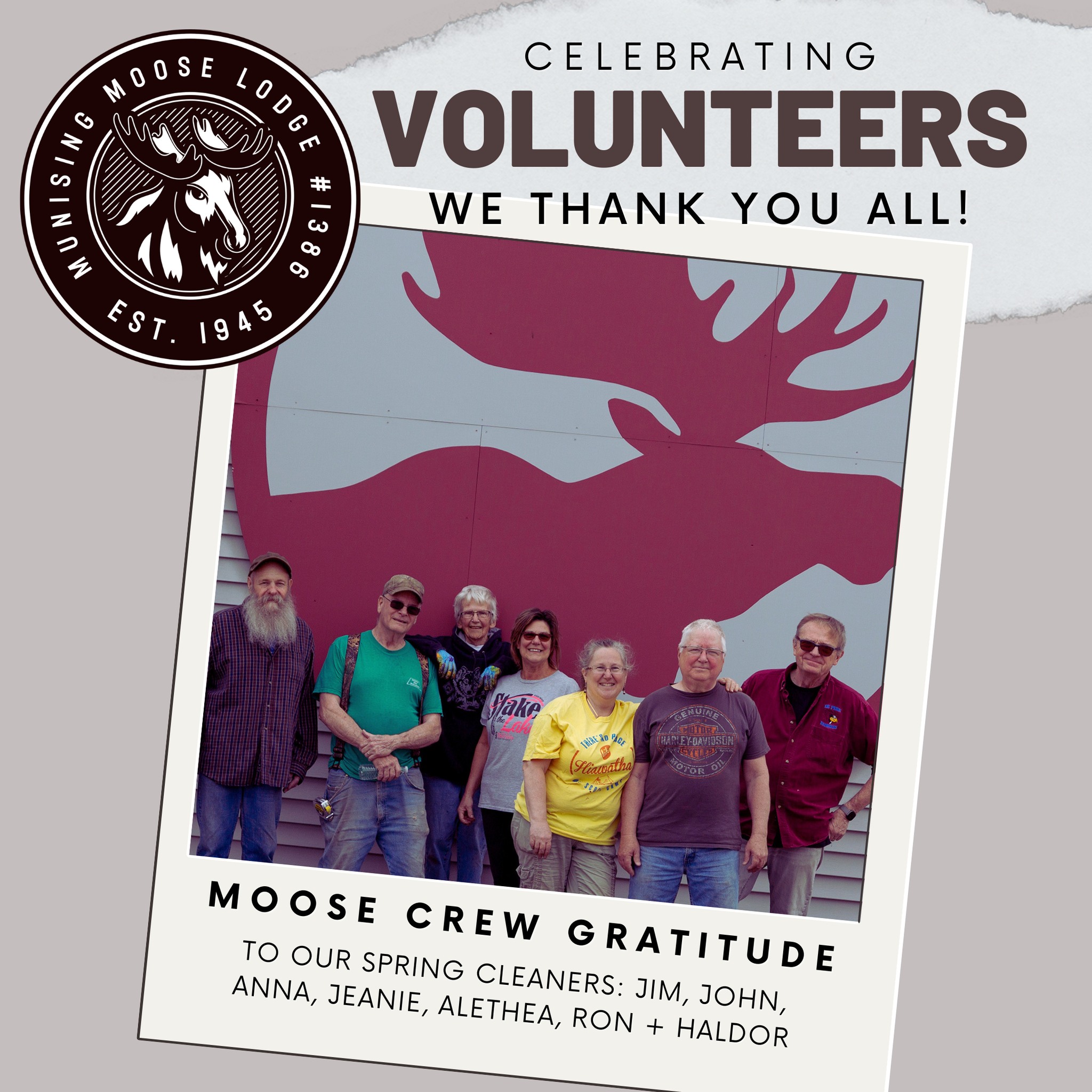 🌟 A Heartfelt Thank You to... - Munising Moose Lodge #1386 | Facebook