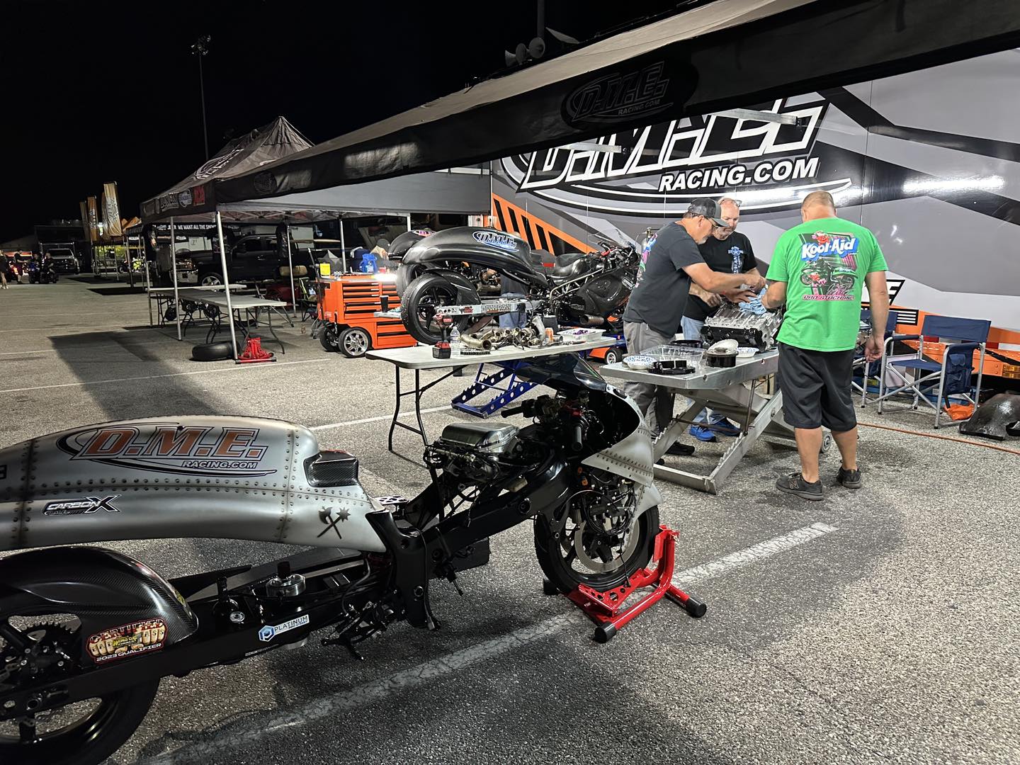DME Racing - 🔥 Five bike race team, not for the faint of...