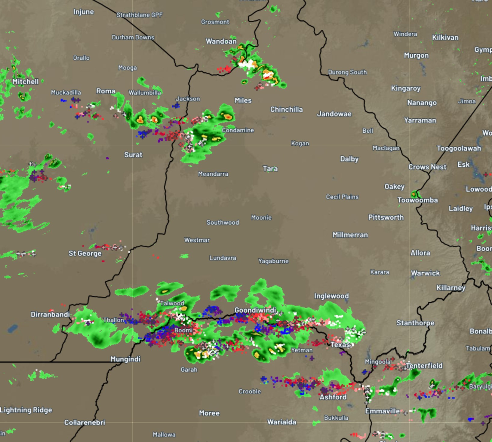 4PM DARLING DOWNS: High based... - Higgins Storm Chasing