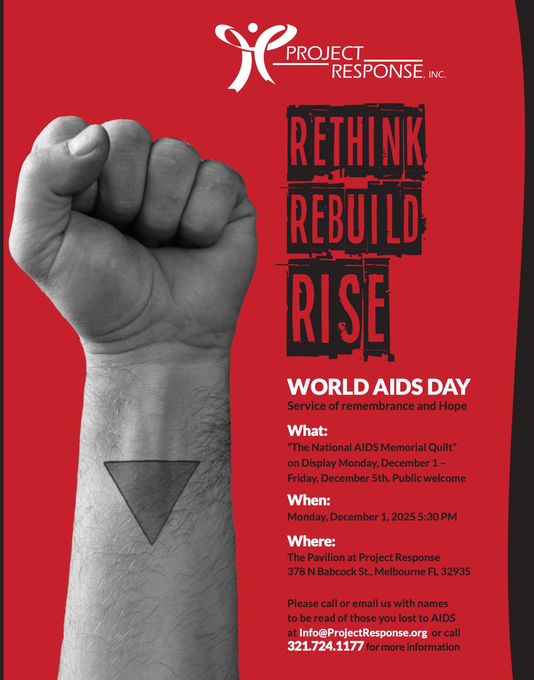 The Melbourne-Palm - This World AIDS Day, we gather to honor lives lost ...