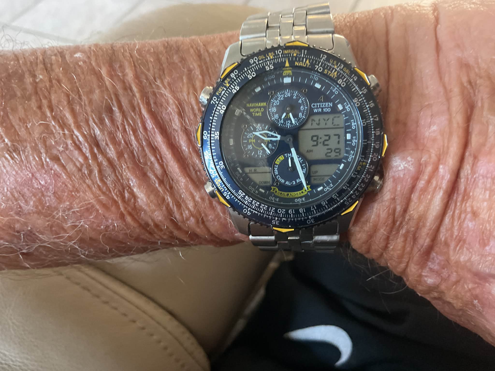 Citizen Blue Angel Navihawk watch review