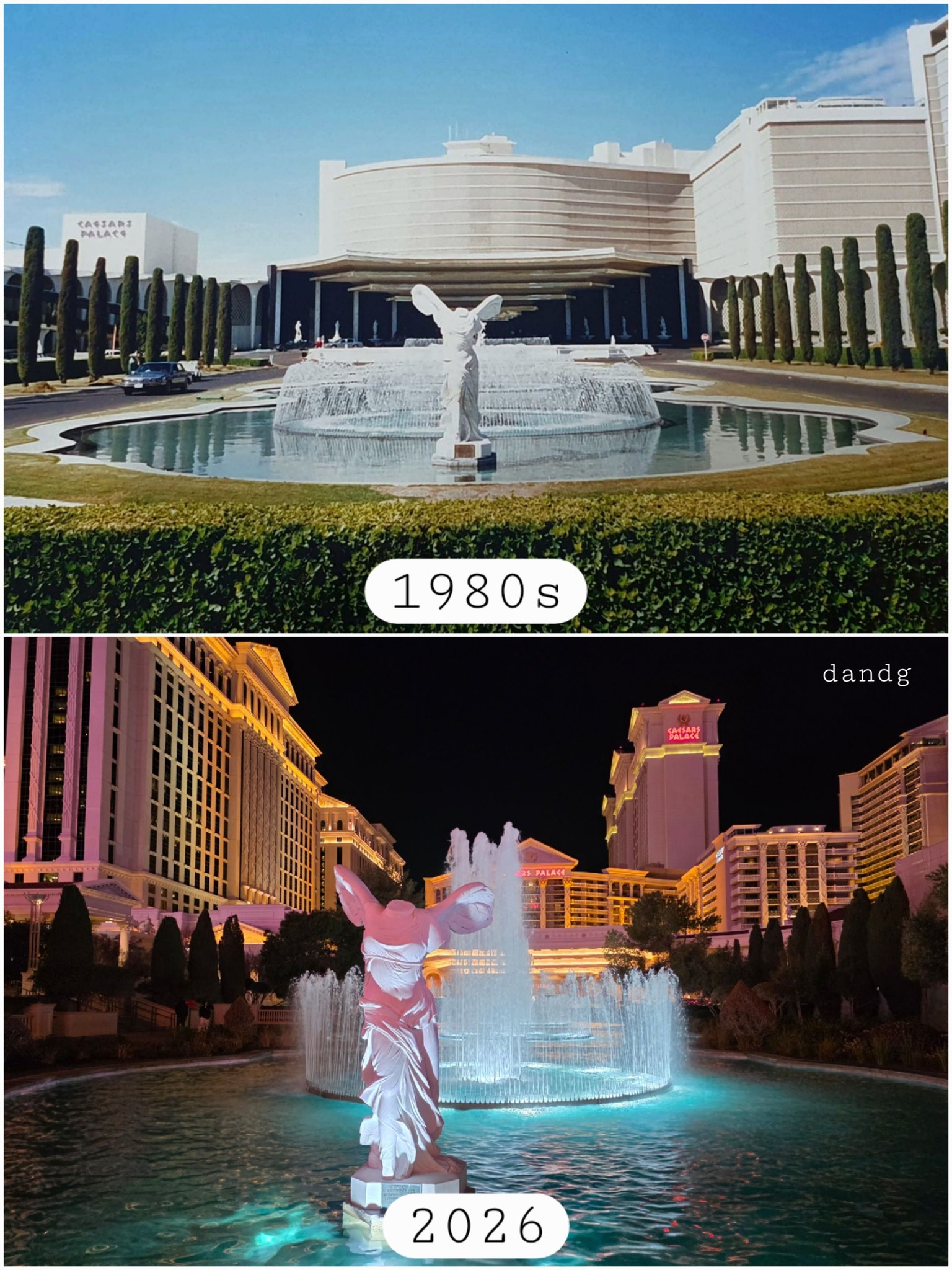 Once - Caesars Palace opened in 1966 as a lavish Roman‑themed resort ...
