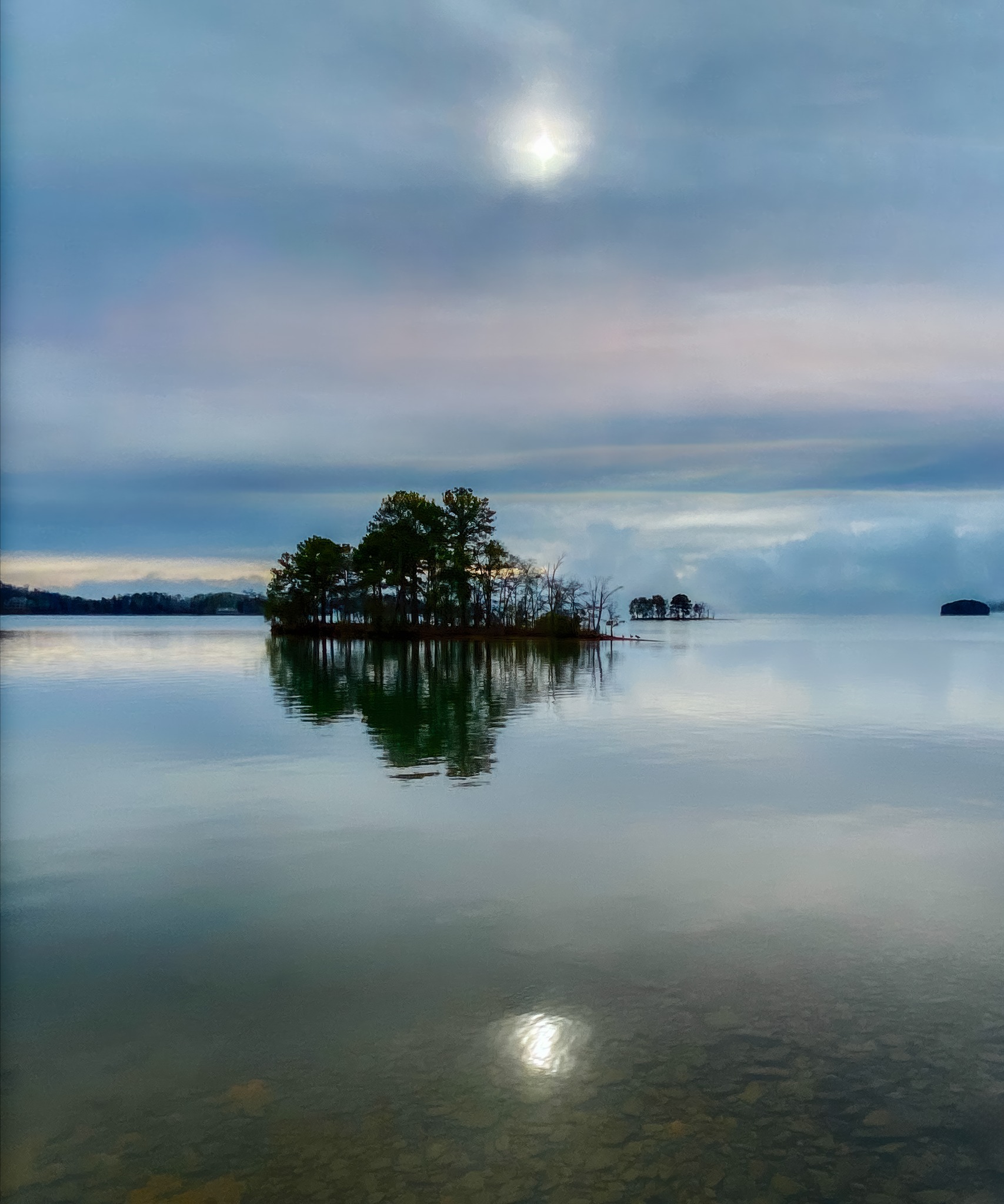 Keowee Key - A crisp morning on the lake! This photo was...