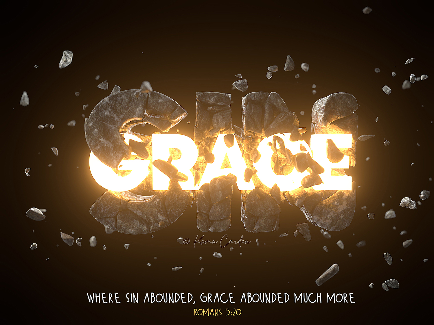 Christian - Photoshop of the day - Grace Abounded Moreover the law ...
