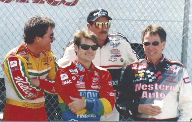 ThrowbackThursday - May 1995: Jeff Gordon flanked by Terry Labonte
