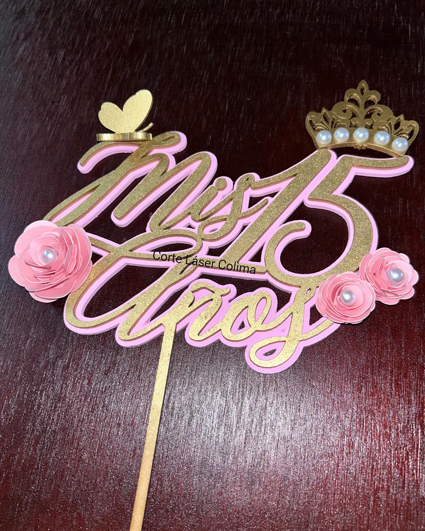 🫶Letrero para pastel 🎂... - Corte Láser Colima, Diseña y Crea | Facebook