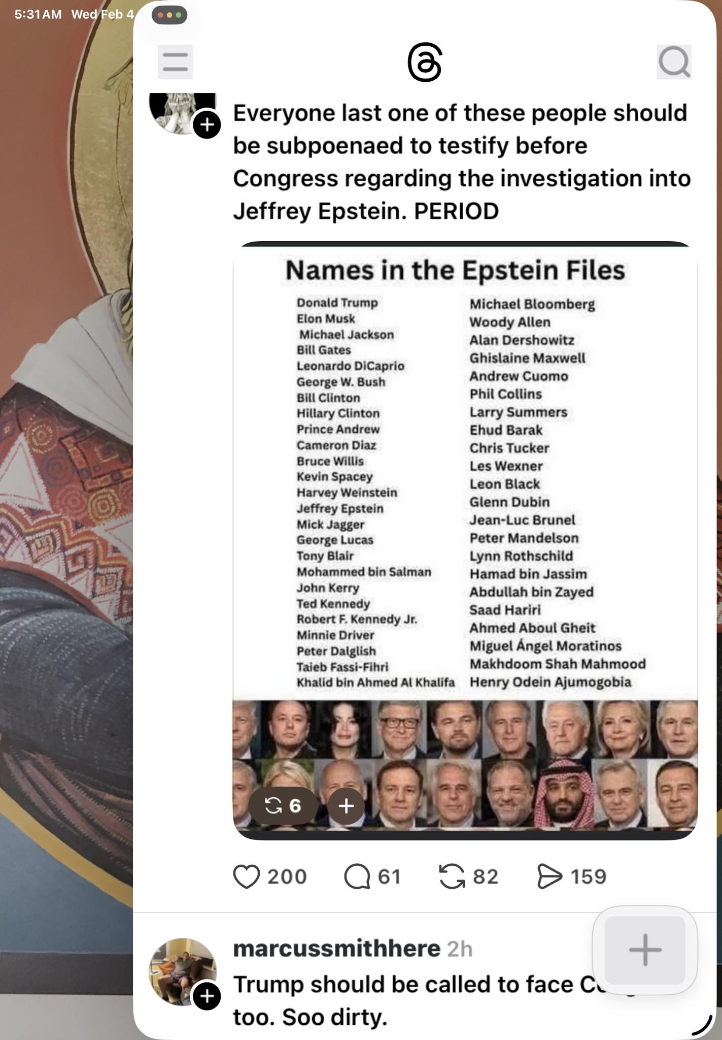 Harvey - These are the unredacted names so far. There are many more ...
