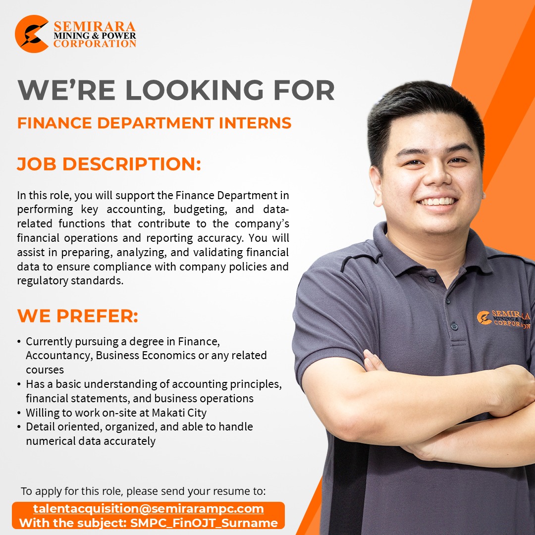 🎓 Hey... - Careers at Semirara Mining and Power Corporation | Facebook