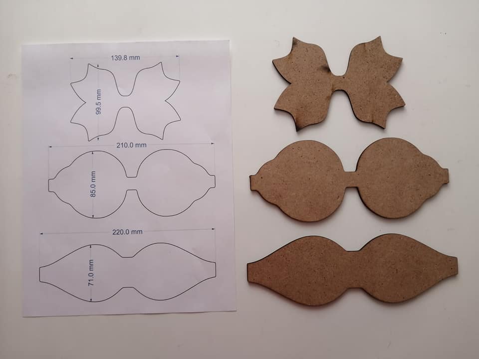 Creaciones GoGa - Moldes para moño en mdf