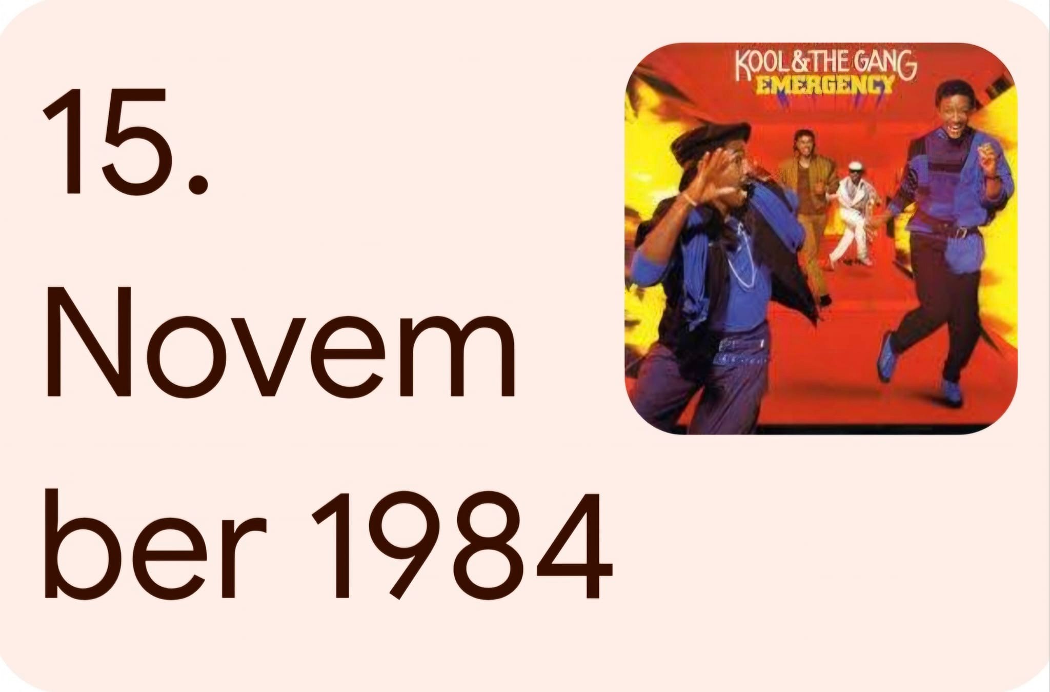 40 years ago one of the many super albums by Kool and the Gang  