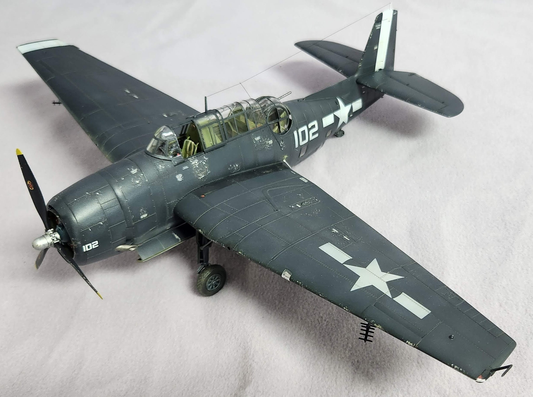 Italeri 1/48 TBF/TBM Avenger model kit review