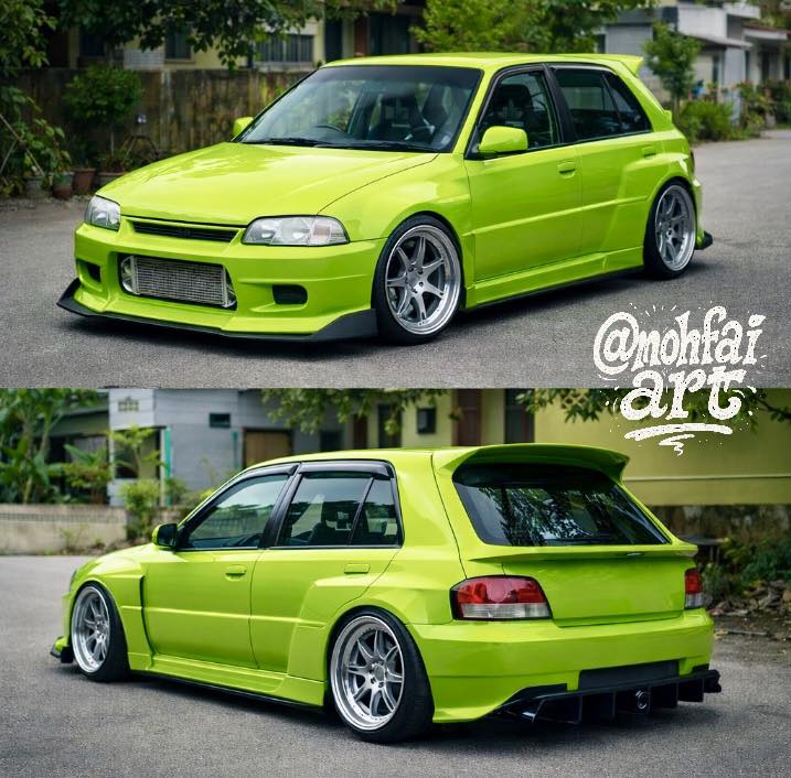 Mohfai art - 1995 Daihatsu Charade custom bodykit concept... | Facebook