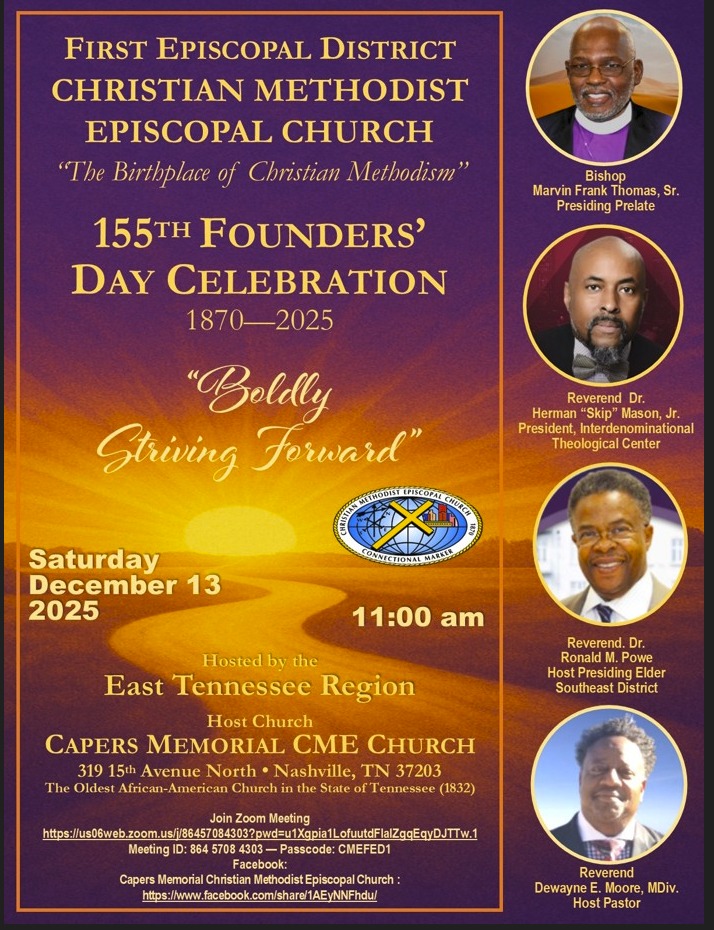 The Christian - Join the First Episcopal District for the 155th ...