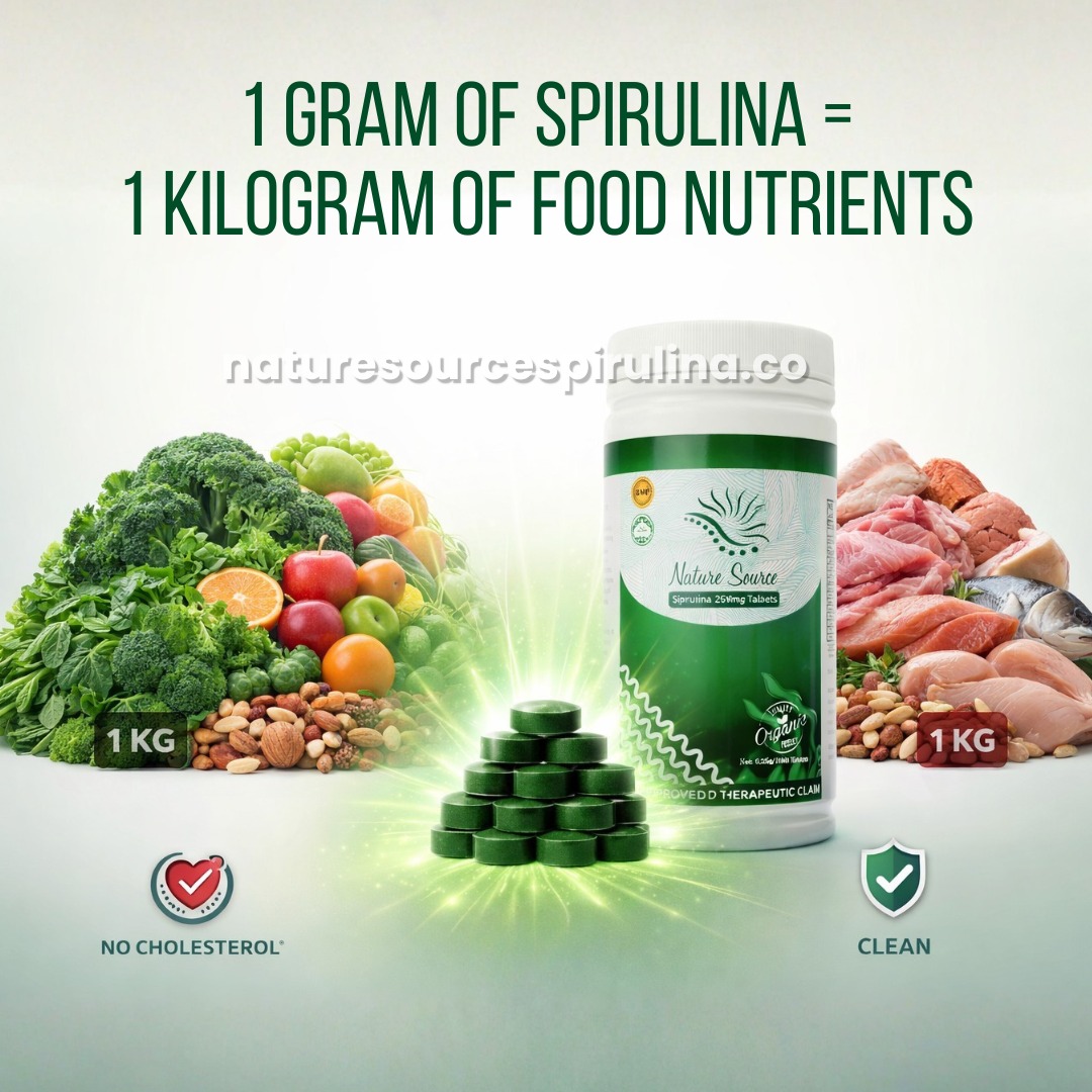 TWIN GREEN (Spirulina + Chlorella) 🌿🍃🌱 ito ang supplement na tinatawag na SUPER FOOD. Rich in valuable proteins and iodine