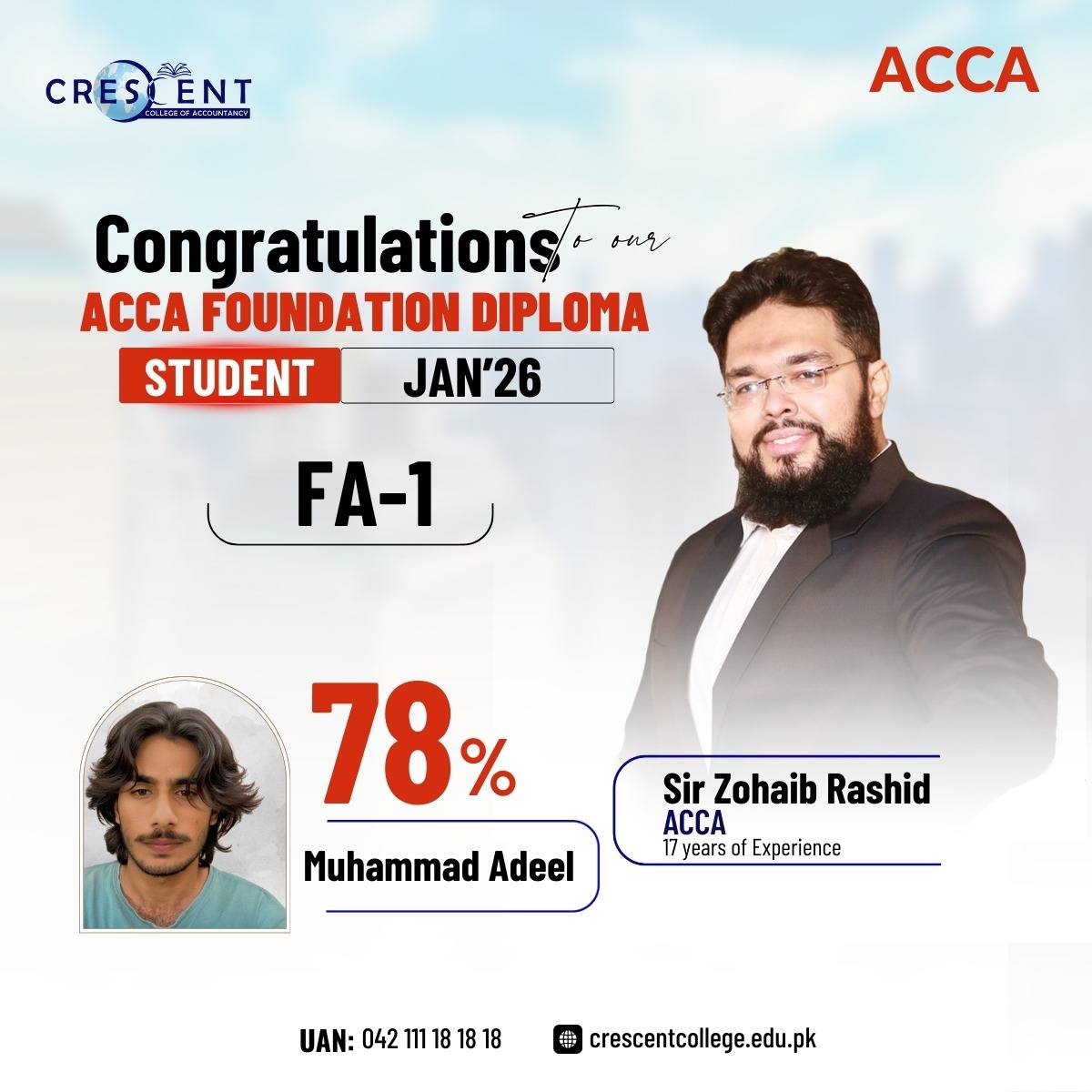 🎉 Congratulations to all... - Crescent College of Accountancy | Facebook