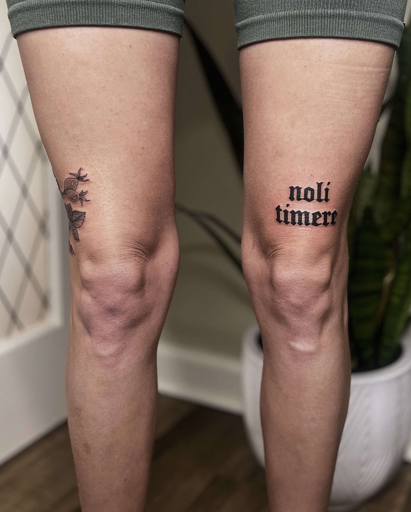TATOO FLASHPRINT MODERNDENIM DOUBLE KNEE