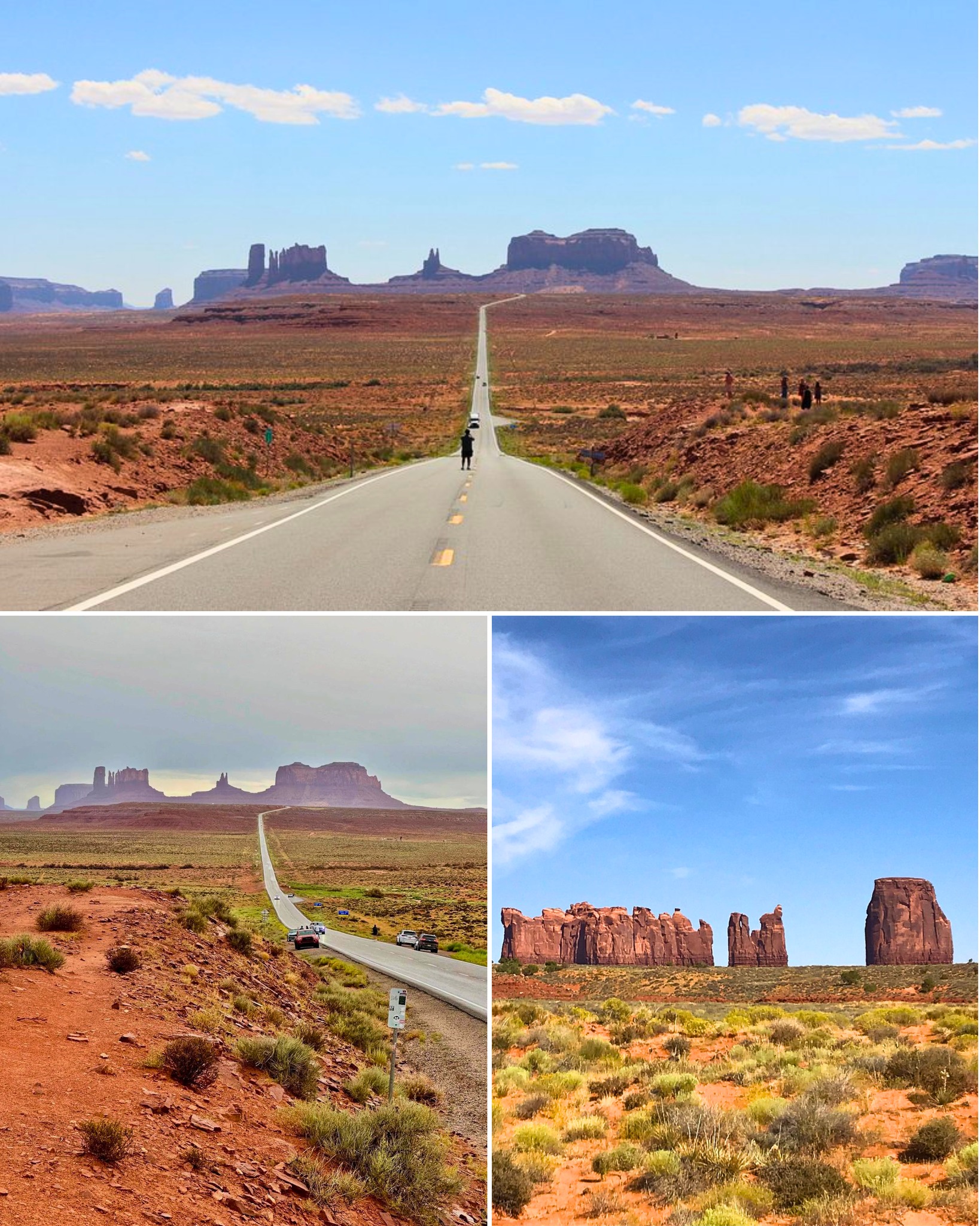 Route 163 through Monument Valley in Arizona 😲😍