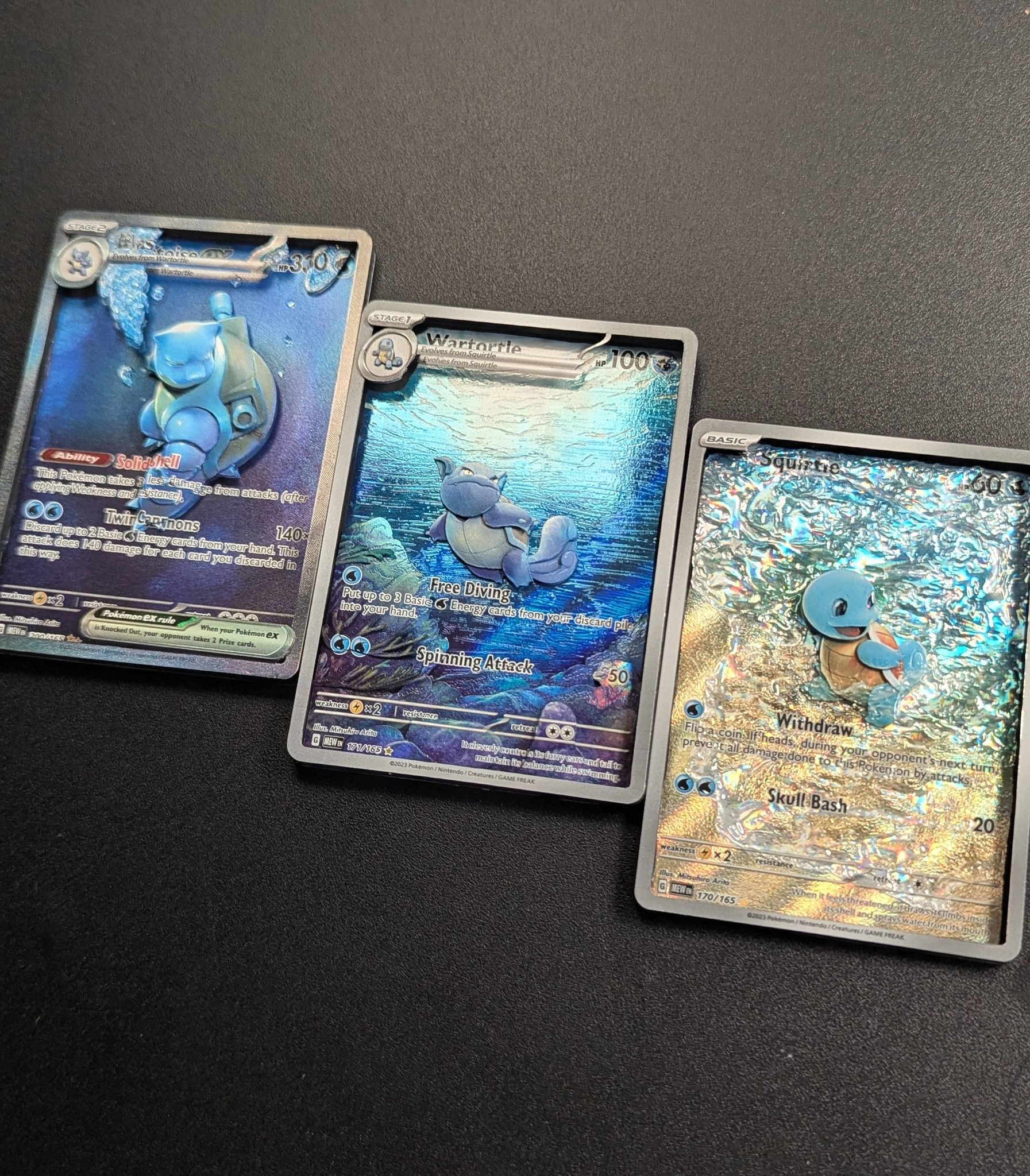 wartortle pokemon card gx - 171/165 - Pokemon 151 - Illustration Art Rare Colorless Retreat Cost Wartortle Art Rare Japanese SV2a