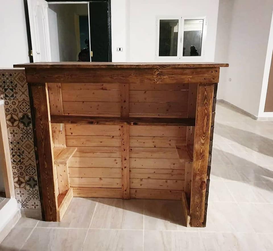 Comptoir Bar En Palette Design