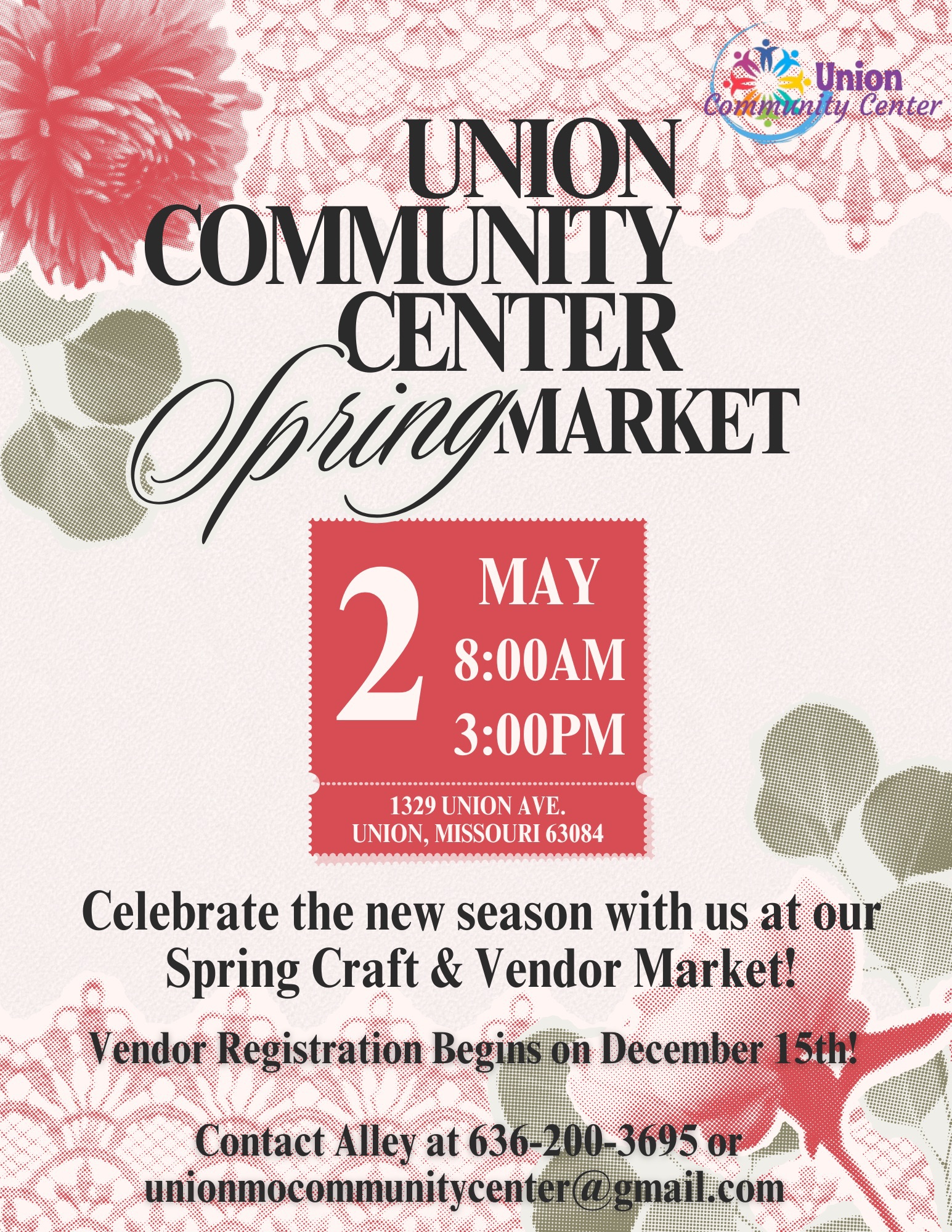 Union Community Center Spring Market 2026