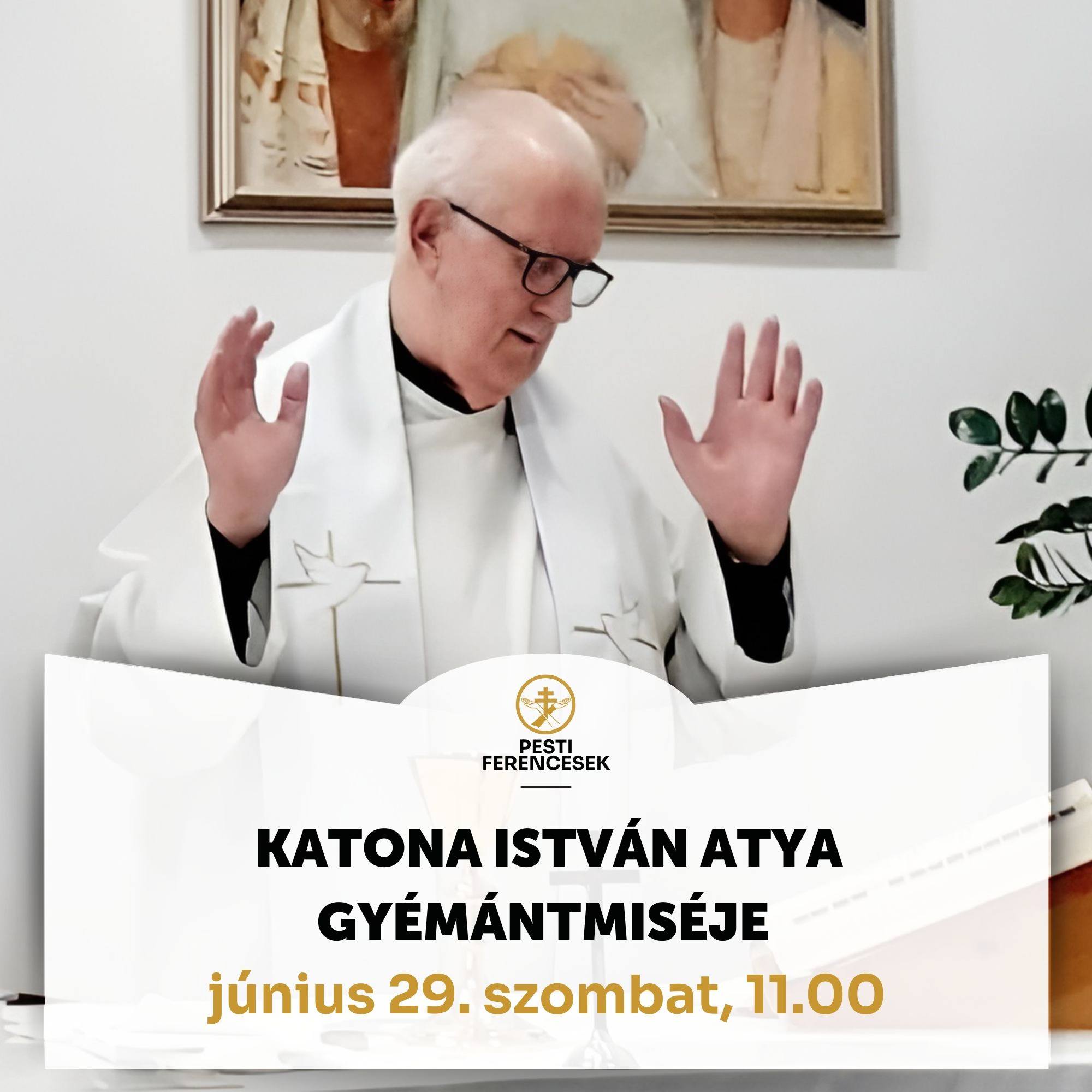 Katona István atya, korábbi káplánunk... - Pesti Ferencesek | Facebook
