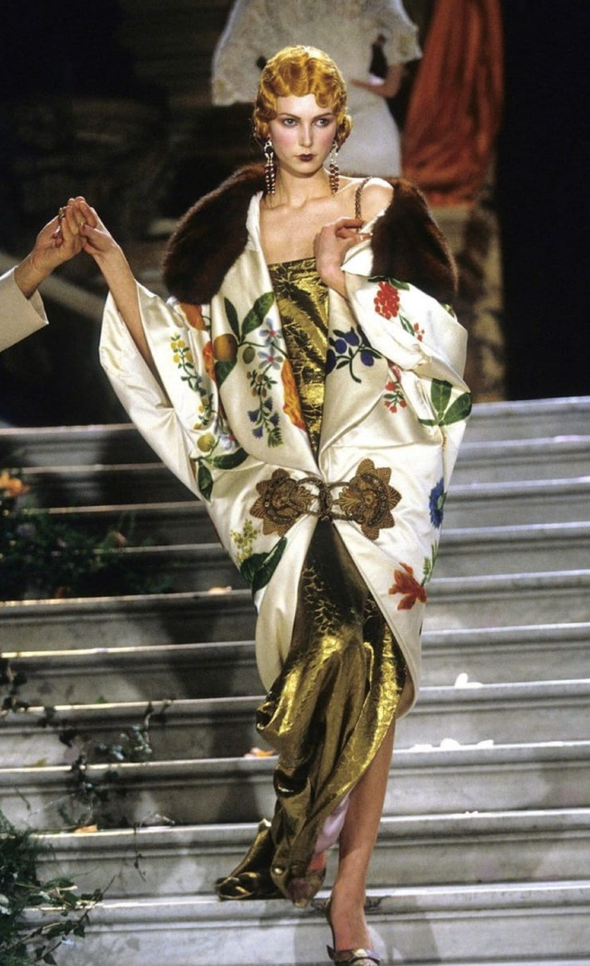 Sheherazade” evening ensemble by John Galliano for Christian Dior