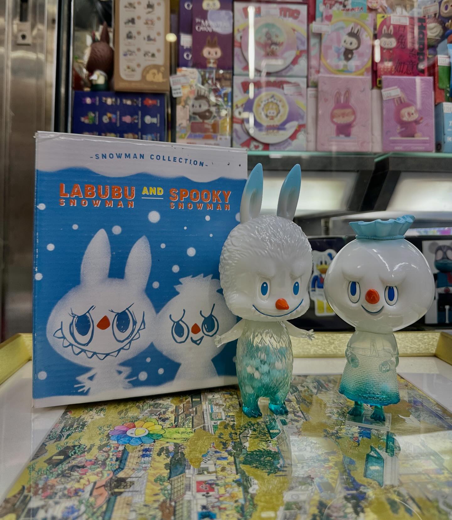 HOW2WORK 【LABUBU and SPOOKY スノーマンBOX How2work The Monsters