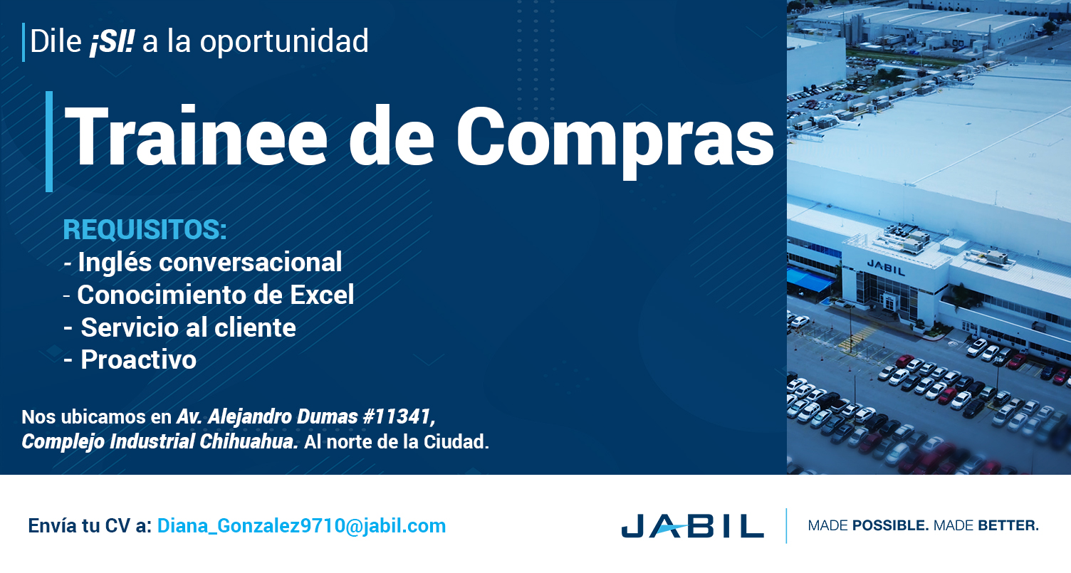 Jabil Chihuahua - Desarrolla tu carrera profesional con...
