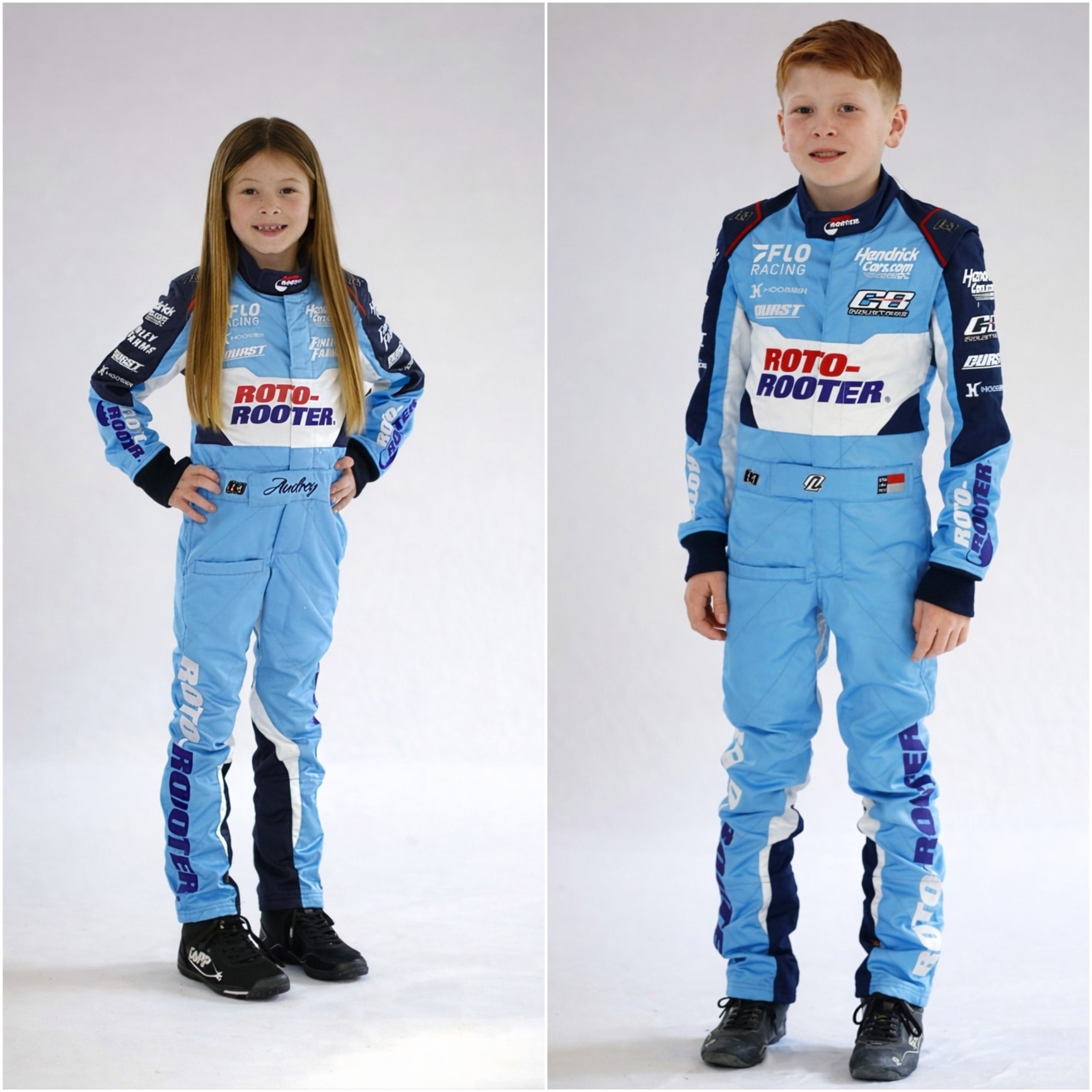 Kyle - Kyle Larson’s kids rocking their new racing suits and ready to ...