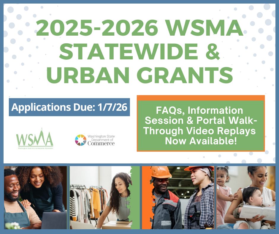 📣 WSMA... - WA State Microenterprise Association - WSMA | Facebook