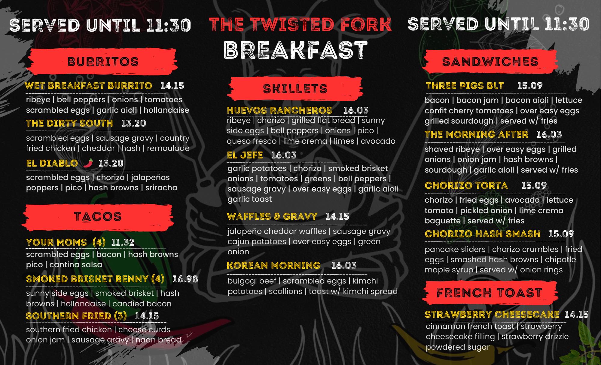 The Twisted - BREAKFAST. JUST. GOT. TWISTED. Starting THIS weekend, and ...