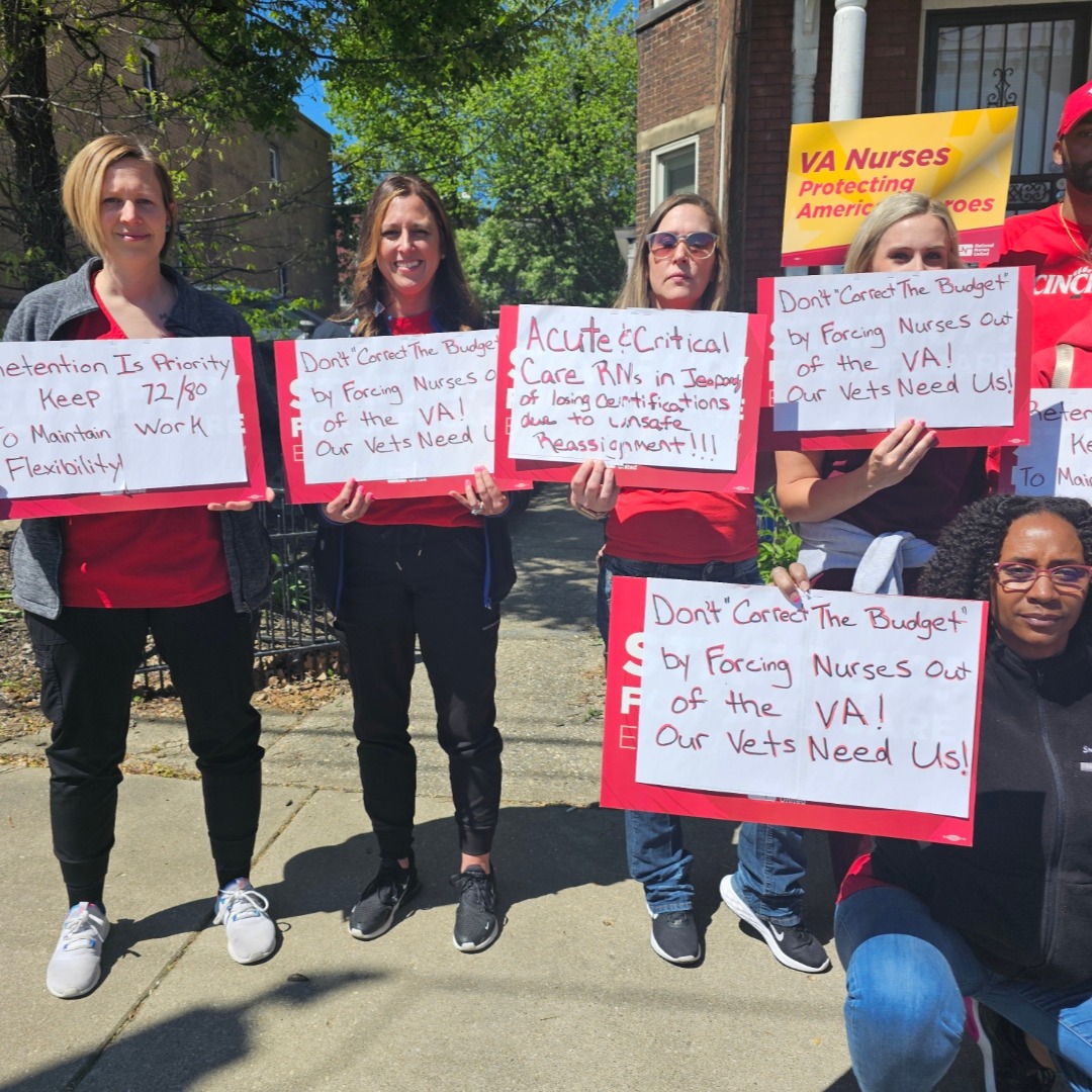 Nurses who care for veterans in... - National Nurses United