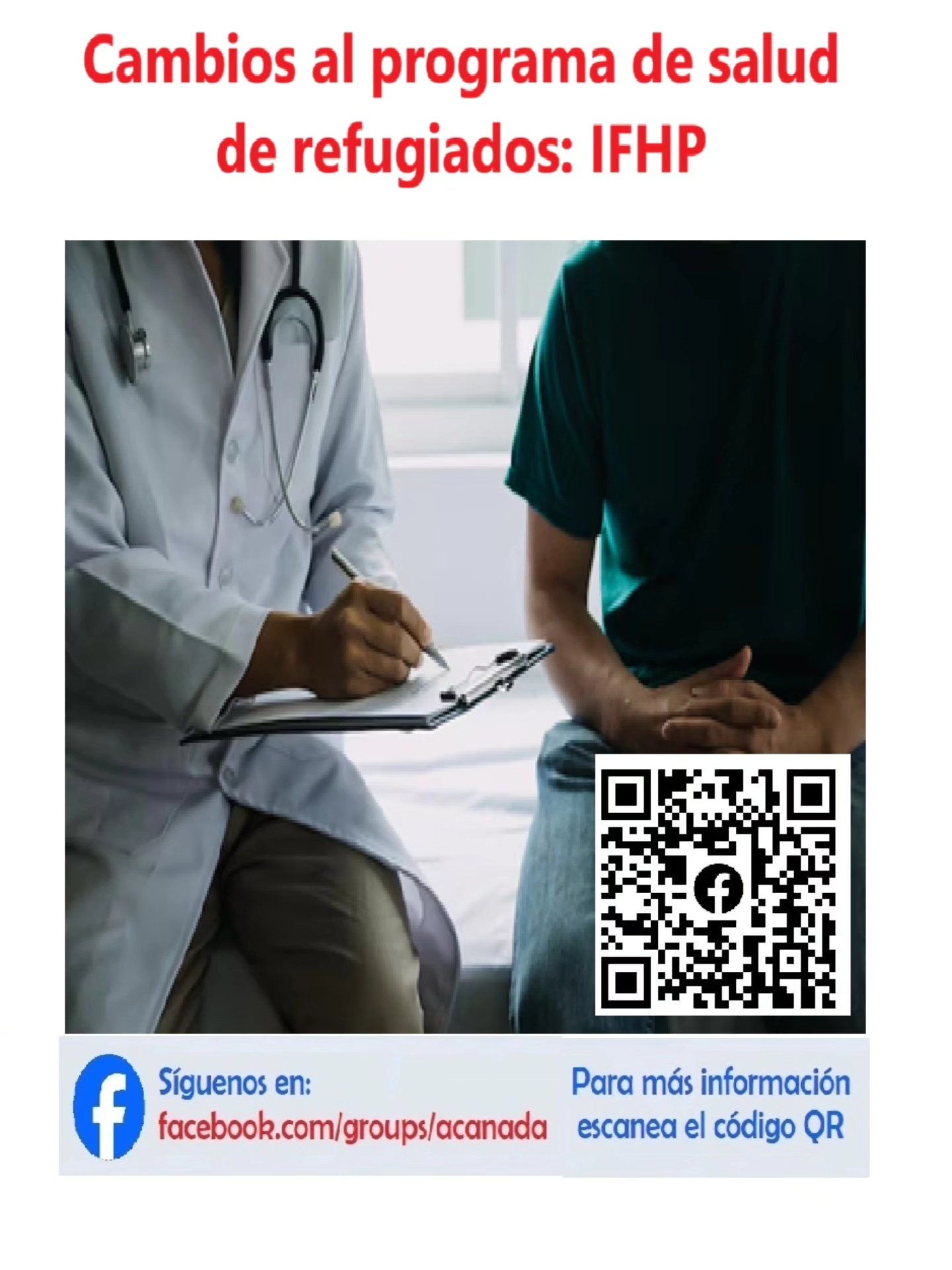 Jesus - #refugiados Cambios al #programa de salud: IFHP 📢 Atención ...