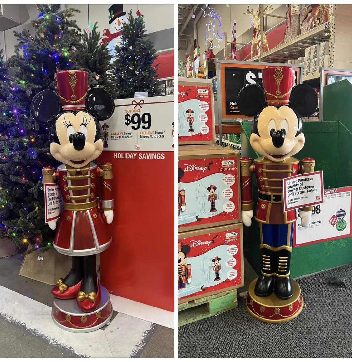 Just arrived! Disney Goofy & Mickey Mouse Nutcracker Set with