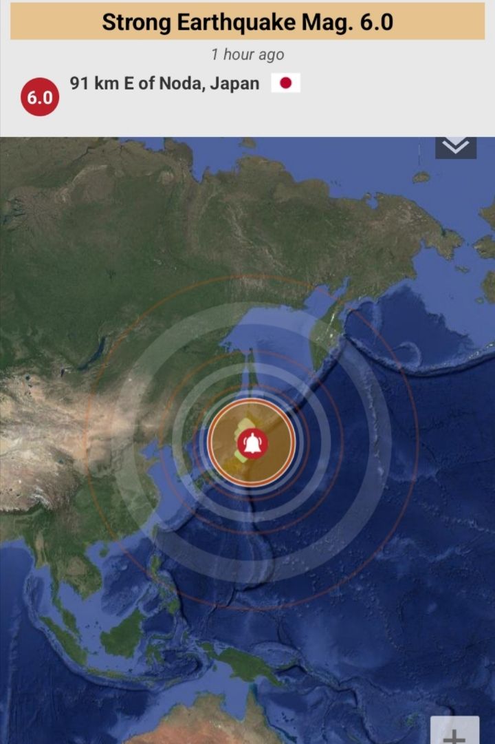 A magnitude-6.1 earthquake rattled northeastern Japan on early