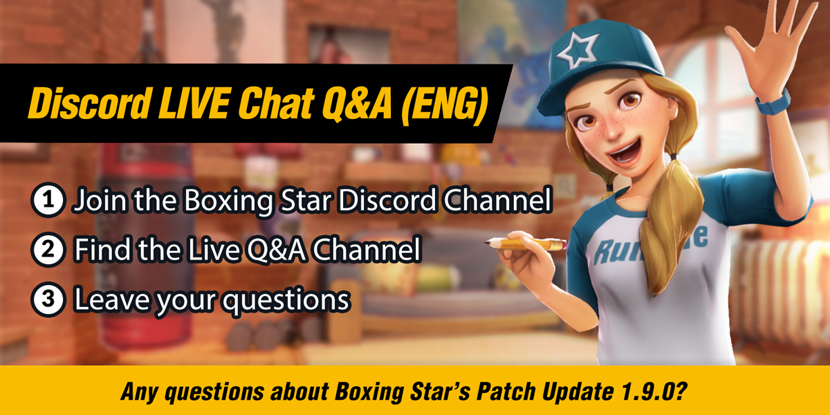 Boxing Star - Discord LIVE Chat Q&A (English Only) Any... | Facebook