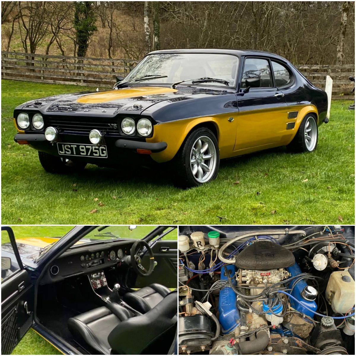 Mk1 - 1969 Ford Capri, 5.0 V8, 300BHP Details here: https://petrol ...