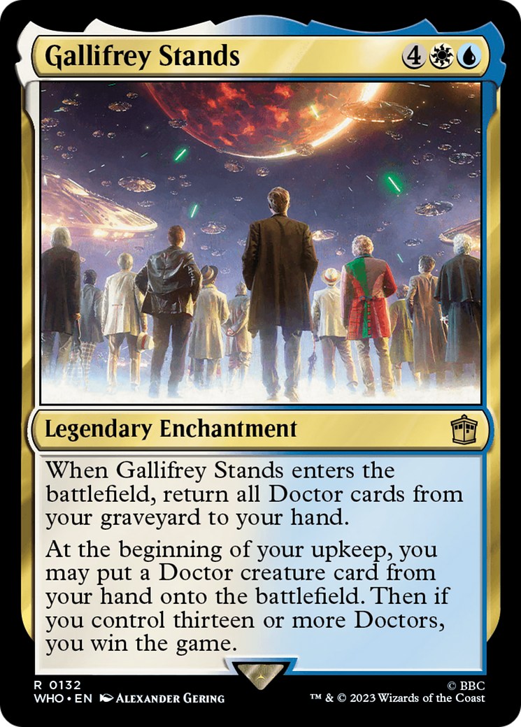 mtg dr who most expensive cards Magic: The Gathering Doctor Commander Deck choose an opponent with the most life among your opponents Why is Doctor Who fourteenth