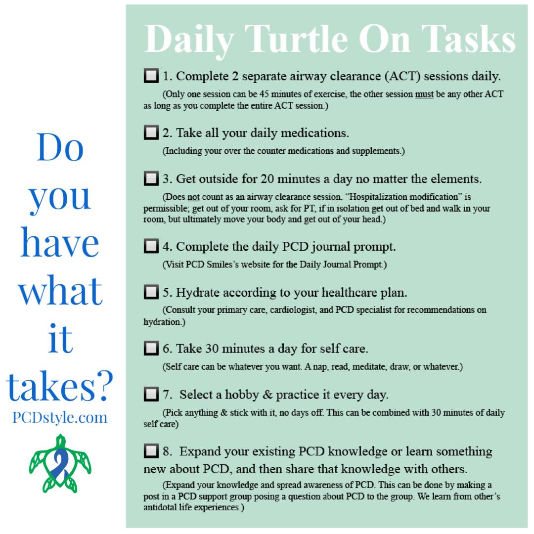 PCD Style - Join the Turtle On 100 Day Challenge and put...