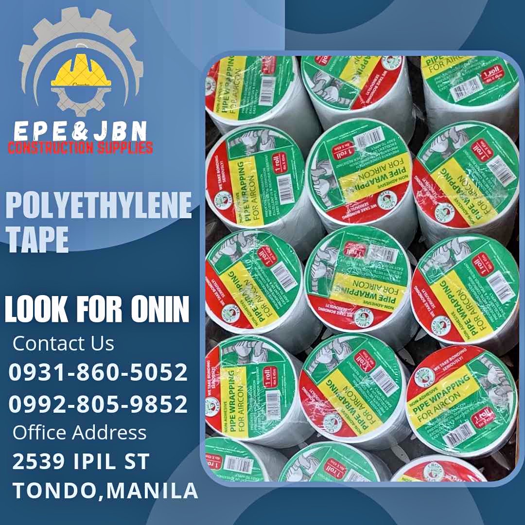 POLYETHYLENE TAPE (PIPE WRAPPING FOR AIRCON) - Painting Tools - Manila ...