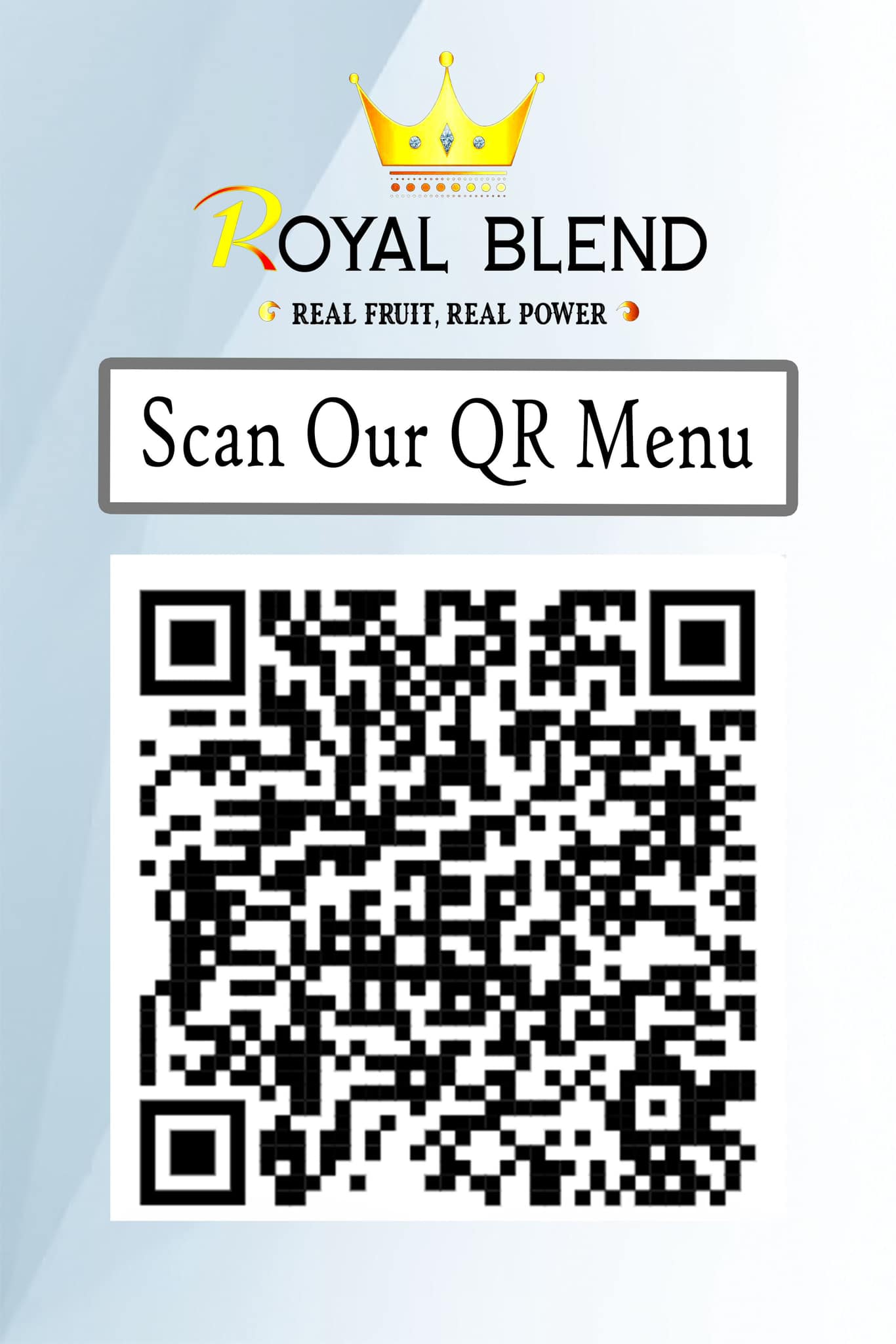 Royal Blend - 🤳Introducing our QR code menu! Scan and... | Facebook
