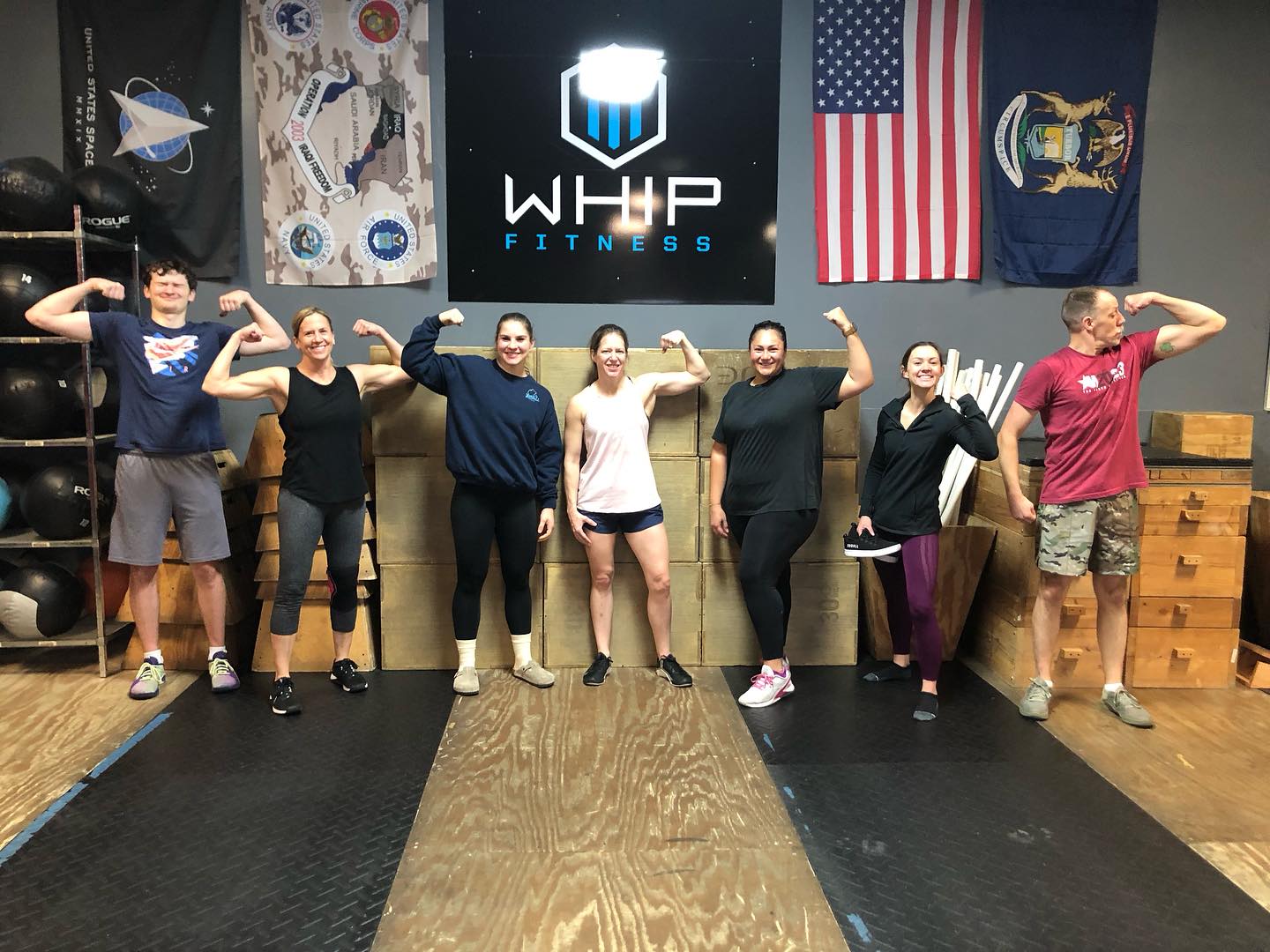 Whip Fitness - A little flex Friday with the birthday...