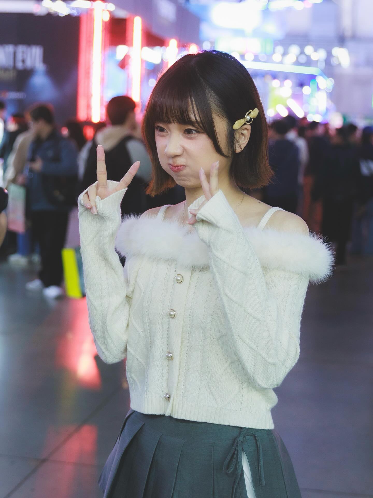 京野妮子 Nico - 今年電玩展好好玩~ 謝謝R6把拔的邀請 除了一般模式還有矇眼趣味賽 玩得很開心🥺... | Facebook