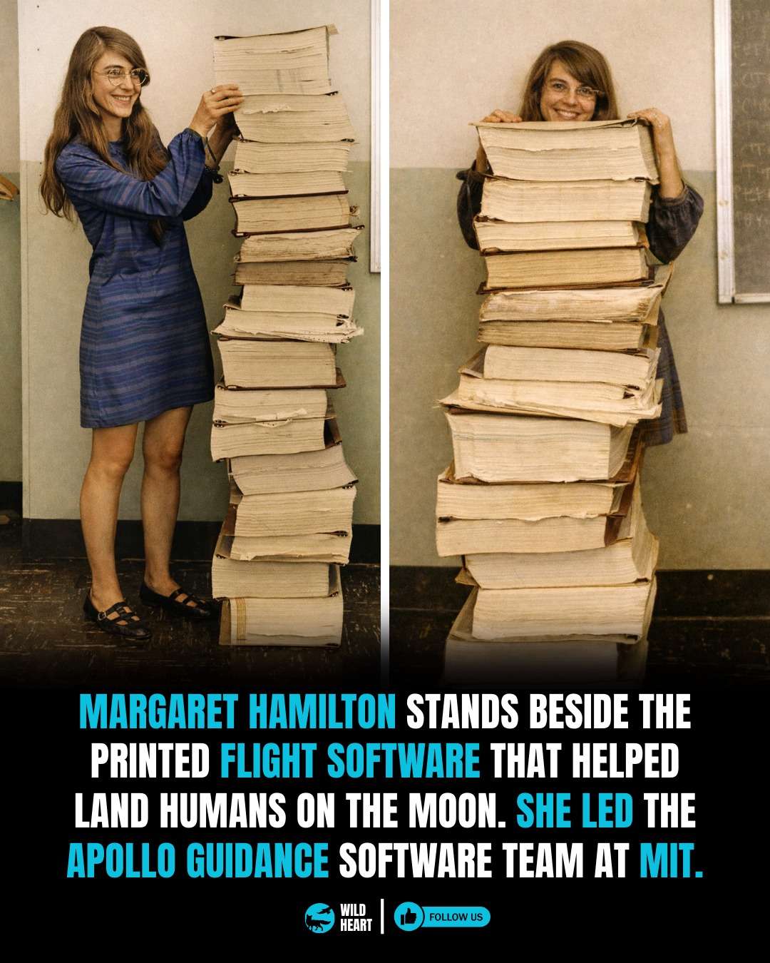 Wild Heart - The code that helped land humans on the Moon... | Facebook