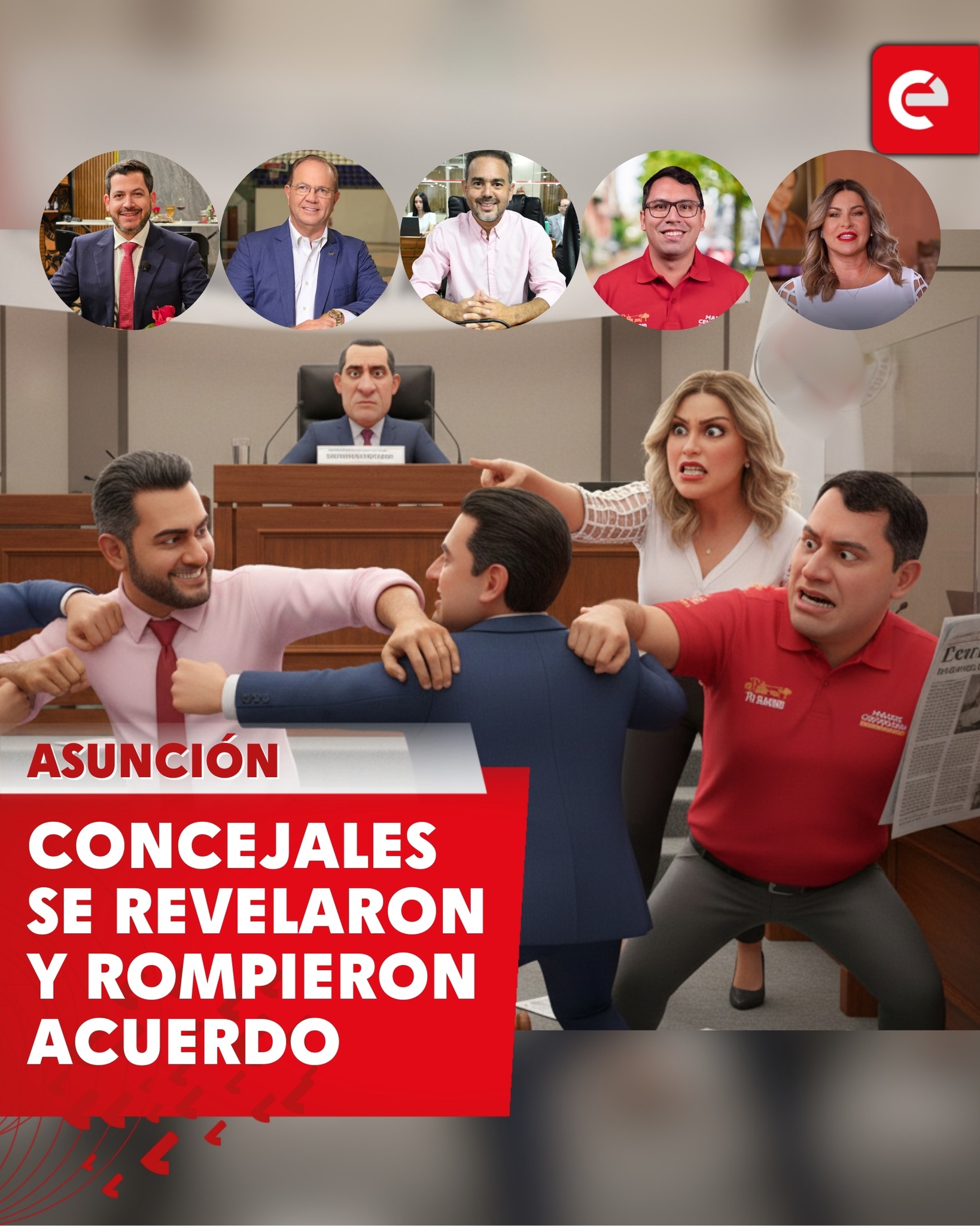 Canal-E - Internas al rojo vivo: en HC, acuerdo roto y rebelión de ...