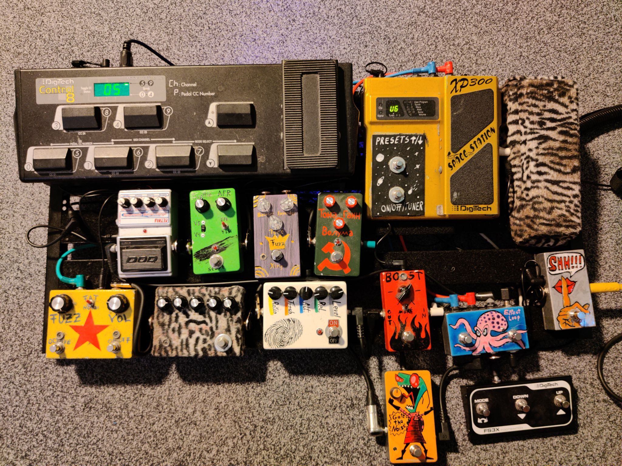 Introducing my hand crafted pedalboard for gigs