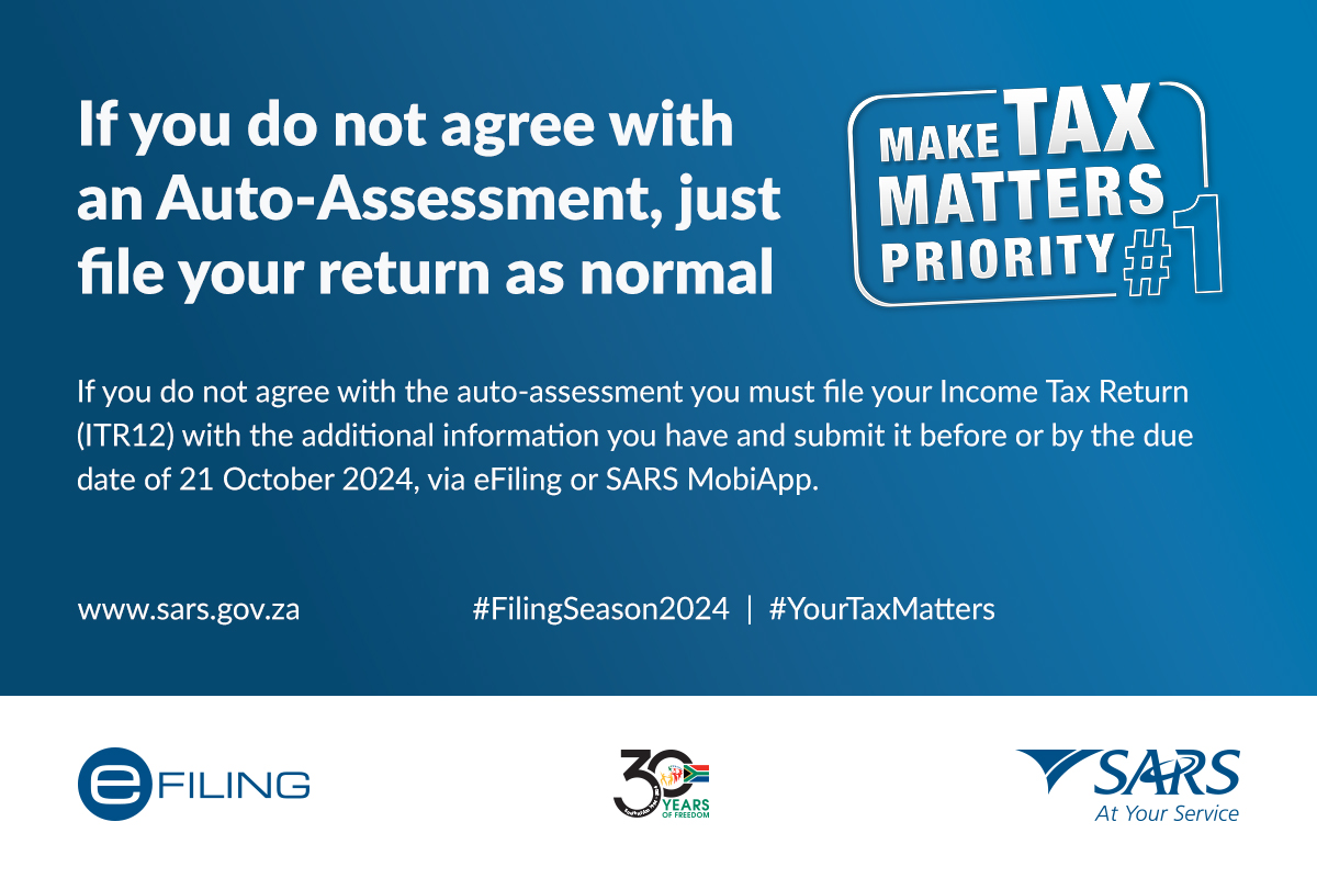 South - If you do not agree with an Auto-Assessment, just file your ...