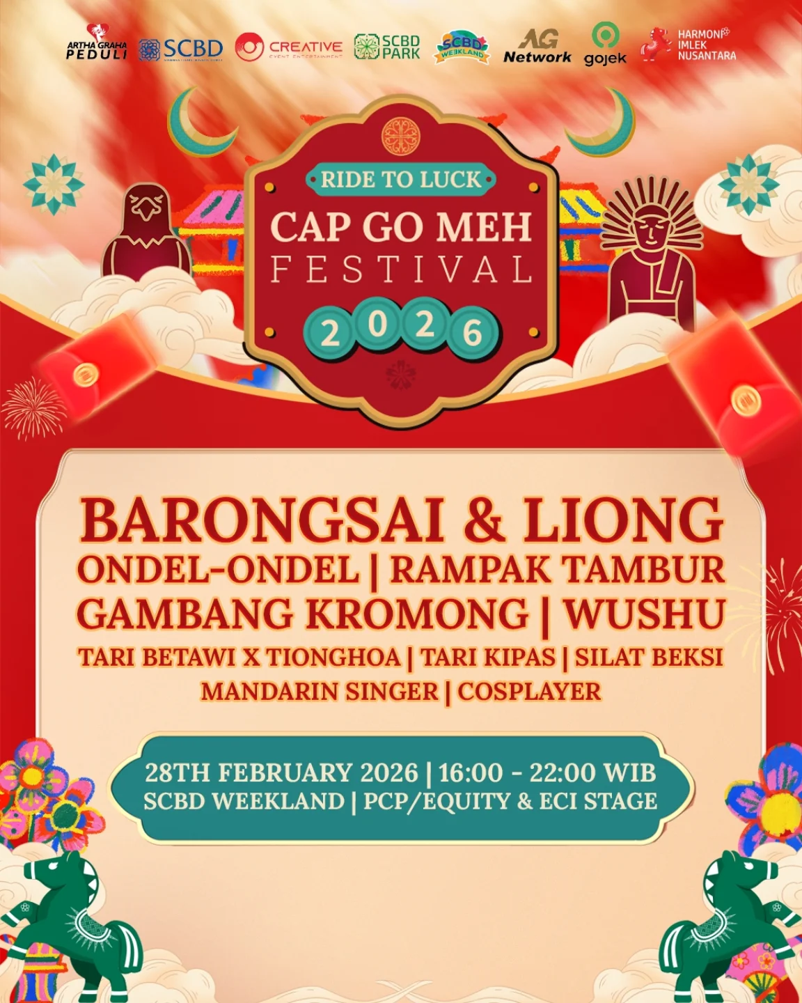 SCBD Weekland - Kemeriahan Cap Go Meh dimulai! 🏮 Nikmati... | Facebook
