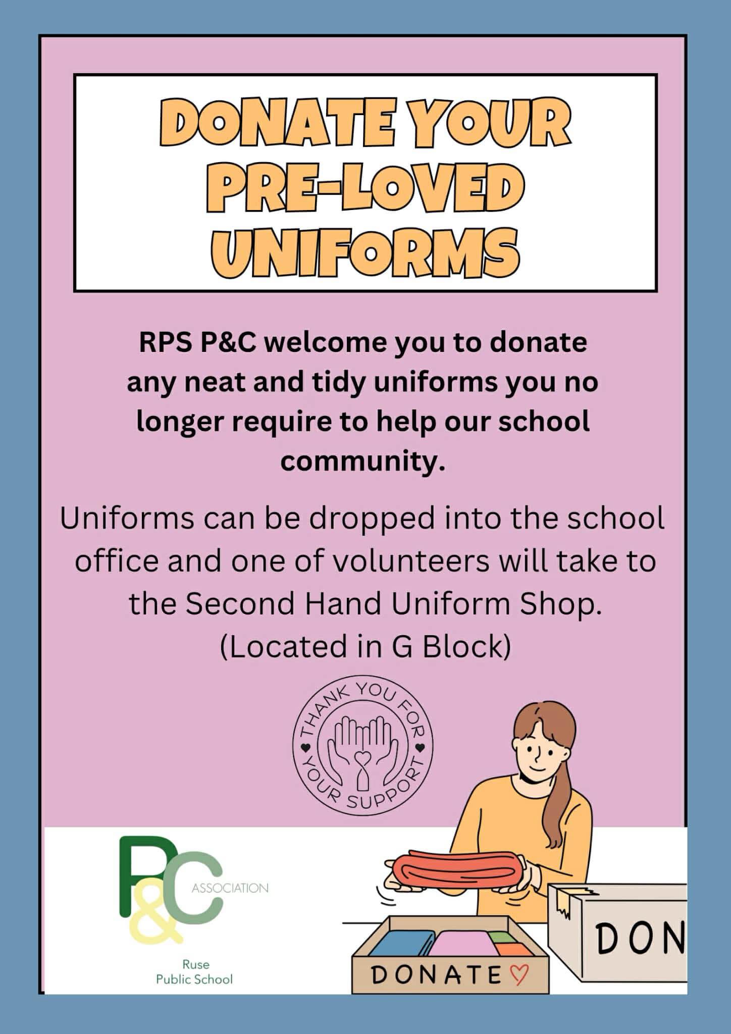 Got pre-loved school uniforms... - Ruse Public School P & C | Facebook